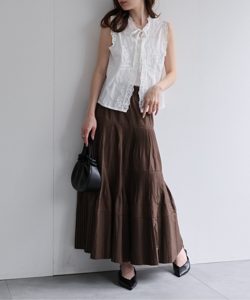 model：162cm 着用サイズ：F