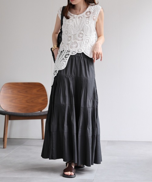 model：162cm 着用サイズ：F