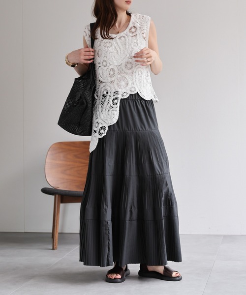 model：162cm 着用サイズ：F