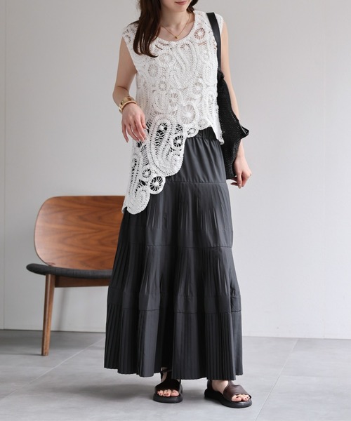 model：162cm 着用サイズ：F