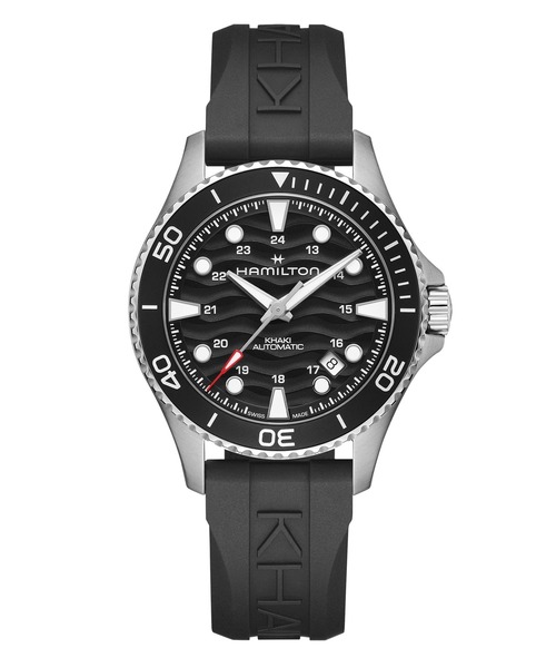 HAMILTON（ハミルトン）の「HAMILTON [ハミルトン] 腕時計 Khaki Navy （カーキ ネイビー） Scuba 自動巻き 40MM ブラック×ブラック（アナログ腕時計・メンズ・ブラック・FREE）」の2枚目の写真