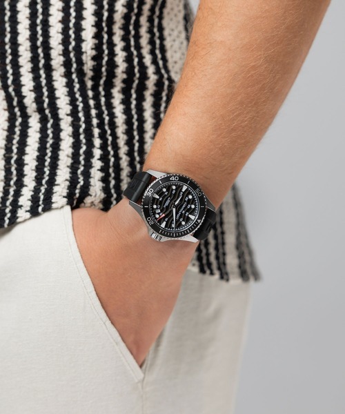 HAMILTON（ハミルトン）の「HAMILTON [ハミルトン] 腕時計 Khaki Navy （カーキ ネイビー） Scuba 自動巻き 40MM ブラック×ブラック（アナログ腕時計・メンズ・ブラック・FREE）」の7枚目の写真
