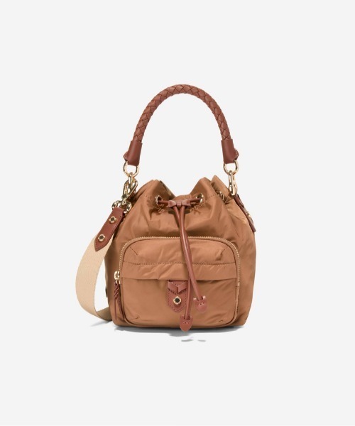 COLE HAAN(コールハーン)の「シブヤ ナイロン バケット バッグ womens(ショルダーバッグ・レディース・ブラウン・OSFA)」の1枚目の写真