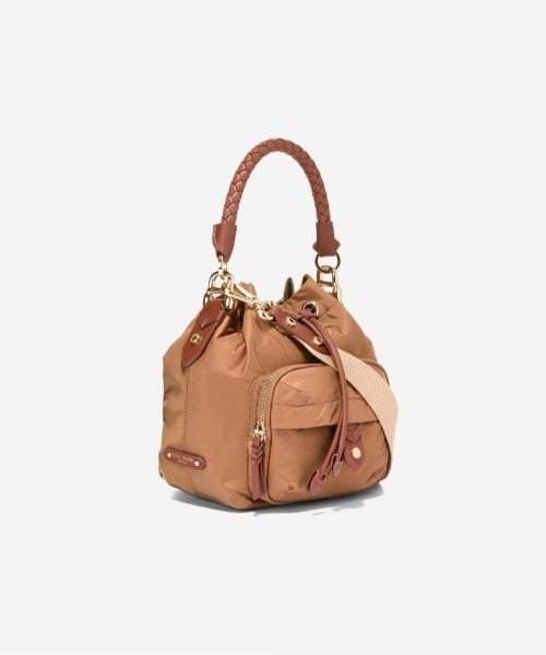 COLE HAAN(コールハーン)の「シブヤ ナイロン バケット バッグ womens(ショルダーバッグ・レディース・ブラウン・OSFA)」の3枚目の写真
