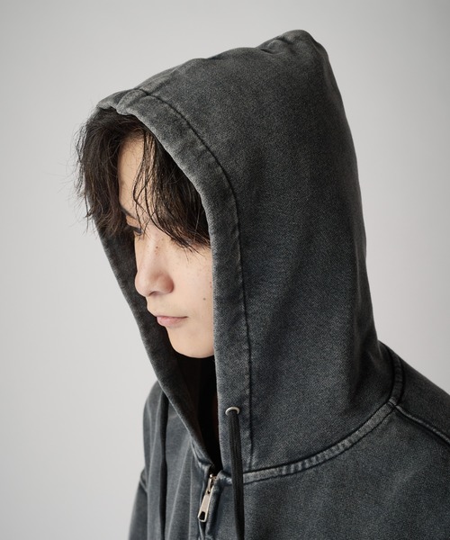 Lui's（ルイス）の「アシッドウォッシュジップパーカー（パーカー・メンズ・ブラウン/ブラック・S/M）」の10枚目の写真