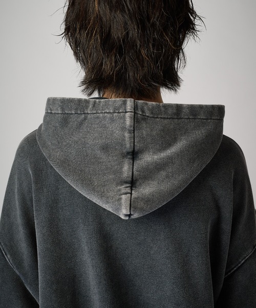 Lui's（ルイス）の「アシッドウォッシュジップパーカー（パーカー・メンズ・ブラウン/ブラック・S/M）」の11枚目の写真