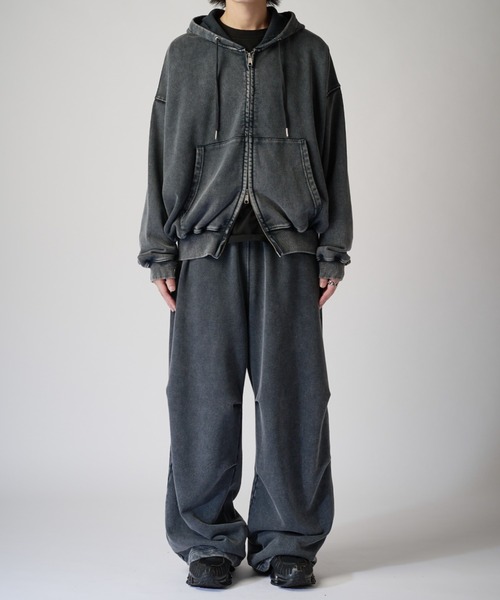 Lui's（ルイス）の「アシッドウォッシュジップパーカー（パーカー・メンズ・ブラウン/ブラック・S/M）」の19枚目の写真