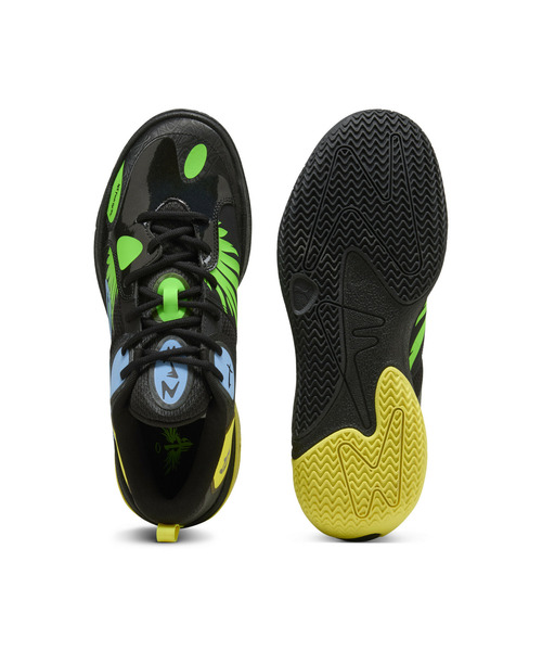 PUMA(プーマ)の「PUMA プーマ メンズ MB ワールド.01 バスケットボールシューズ(スニーカー・メンズ・ホワイト系その他/ブラック×イエロー・28.0cm/27.5cm/27.0cm/26.5cm/26.0cm)」の5枚目の写真