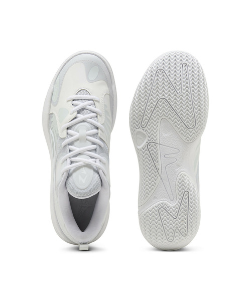 PUMA(プーマ)の「PUMA プーマ メンズ MB ワールド.01 バスケットボールシューズ(スニーカー・メンズ・ホワイト系その他/ブラック×イエロー・28.0cm/27.5cm/27.0cm/26.5cm/26.0cm)」の11枚目の写真