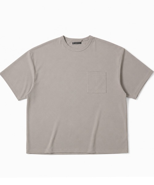 ARCHIVER（アーカイバ）の「【Bd】梨地 ビッグシルエット クルーネックTシャツ（Tシャツ/カットソー・レディース・グレー系/ブルー/ホワイト/ブラック・LARGE/MEDIUM）」の14枚目の写真