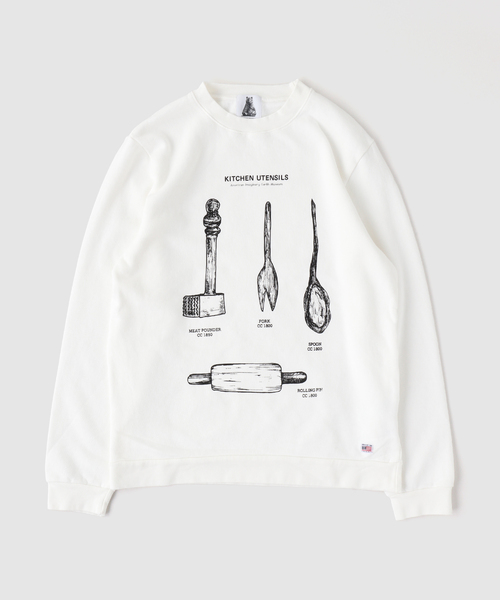 niche.(ニッチ)の「Niche. / ニッチ USA Crew Neck Sweat(スウェット・メンズ・オフホワイト/ホワイト/ライトホワイト/White/ホワイト×ホワイト/ホワイト系その他・MEDIUM/LARGE/SMALL)」の3枚目の写真