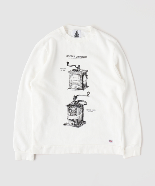 niche.(ニッチ)の「Niche. / ニッチ USA Crew Neck Sweat(スウェット・メンズ・オフホワイト/ホワイト/ライトホワイト/White/ホワイト×ホワイト/ホワイト系その他・MEDIUM/LARGE/SMALL)」の1枚目の写真