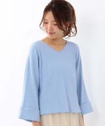 Another Edition | リブVネックプルオーバー/AEBC　RIB V/N PO(ニット/セーター)