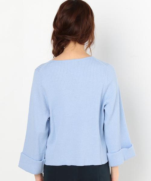 Another Edition（アナザーエディション）の「リブVネックプルオーバー/AEBC　RIB V/N PO◆（ニット/セーター・レディース・ライトグレー/ライトピンク/オリーブ/ライトブルー・FREE）」の15枚目の写真