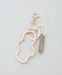 HASHIBAMI（ハシバミ）の「HASHIBAMI/モチーフカラビナキーリング ウネウネ（キーケース/キーアクセサリー）」