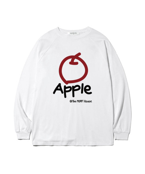THEMORFHOUSE(ザモーフハウス)の「サクワ MORFプリントオーバーサイズロングスリーブホワイト(Tシャツ/カットソー・レディース・その他・MEDIUM/LARGE)」の3枚目の写真