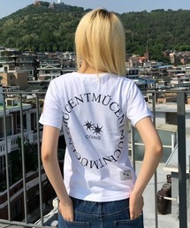 MUCENT（ムセント）の「◇MUCENT◇ブランド直輸入正規品/★MUCENT×COIRISコラボ シグネチャーロゴミックスハーフT SIGNATURE LOGO MIX HALF T（Tシャツ/カットソー）」