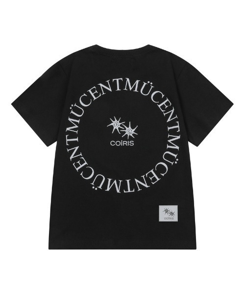 MUCENT（ムセント）の「◇MUCENT◇ブランド直輸入正規品/★MUCENT×COIRISコラボ シグネチャーロゴミックスハーフT SIGNATURE LOGO MIX HALF T（Tシャツ/カットソー・レディース・ホワイト/ブラック・FREE）」の12枚目の写真