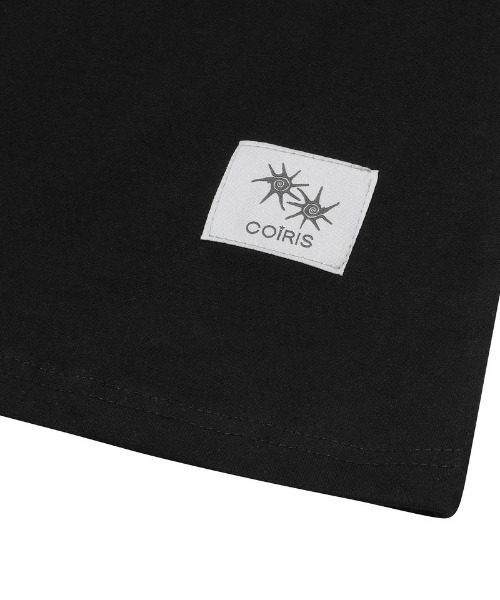 MUCENT（ムセント）の「◇MUCENT◇ブランド直輸入正規品/★MUCENT×COIRISコラボ シグネチャーロゴミックスハーフT SIGNATURE LOGO MIX HALF T（Tシャツ/カットソー・レディース・ホワイト/ブラック・FREE）」の7枚目の写真