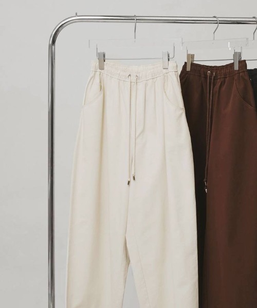 TODAYFUL（トゥデイフル）の「[TODAYFUL/トゥデイフル] イージーチノパンツ（チノパンツ・レディース・キナリ/ボルドー・36）」の5枚目の写真