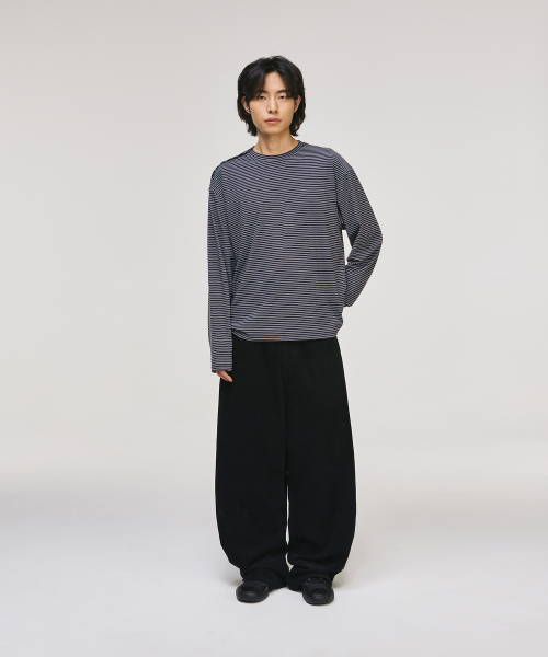 SIGNATURE（シグネチャ）の「ワイドカーブドダートコーデュロイパンツ[ブラック]（その他パンツ・レディース・その他・L/M/S/XL）」の6枚目の写真
