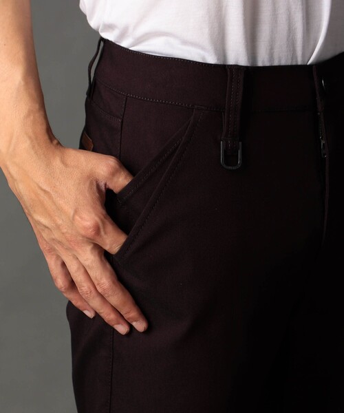NICOLE CLUB FOR MEN(ニコルクラブフォーメン)の「ガムストレッチツイルパンツ(その他パンツ・メンズ・ボルドー/ホワイト/チャコールグレー/ベージュ/ブラック・L/M/XL/S)」の14枚目の写真