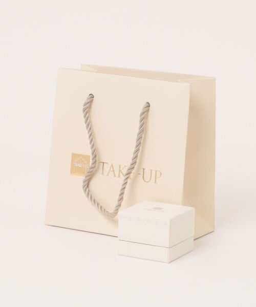 TAKE-UP（テイクアップ）の「[ セカンドピアス] K18リリィカットペリドットピアス( YG)（ピアス（両耳用）・レディース・イエローゴールド・FREE）」の6枚目の写真