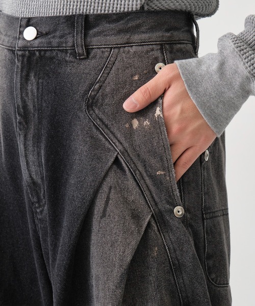 CONZ(コンズ)の「dark wash curve denim(デニムパンツ・メンズ・インディゴブルー/ブラック・2/3/1)」の9枚目の写真