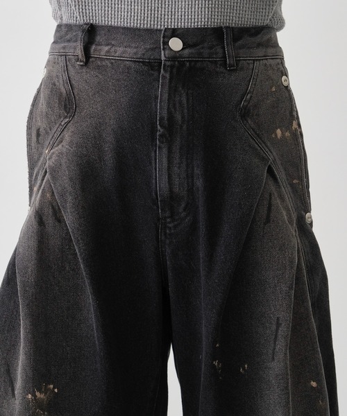 CONZ(コンズ)の「dark wash curve denim(デニムパンツ・メンズ・インディゴブルー/ブラック・2/3/1)」の11枚目の写真
