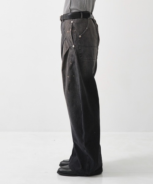 CONZ(コンズ)の「dark wash curve denim(デニムパンツ・メンズ・インディゴブルー/ブラック・2/3/1)」の13枚目の写真