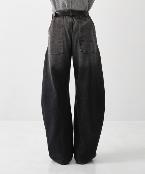CONZ(コンズ)の「dark wash curve denim(デニムパンツ・メンズ・インディゴブルー/ブラック・2/3/1)」の14枚目の写真