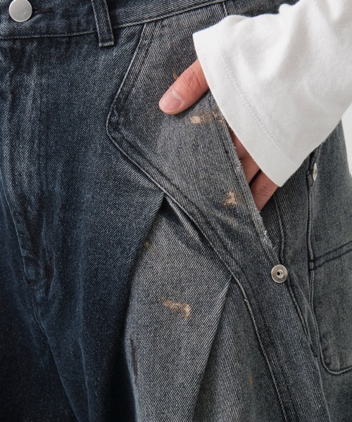 CONZ(コンズ)の「dark wash curve denim(デニムパンツ・メンズ・インディゴブルー/ブラック・2/3/1)」の15枚目の写真