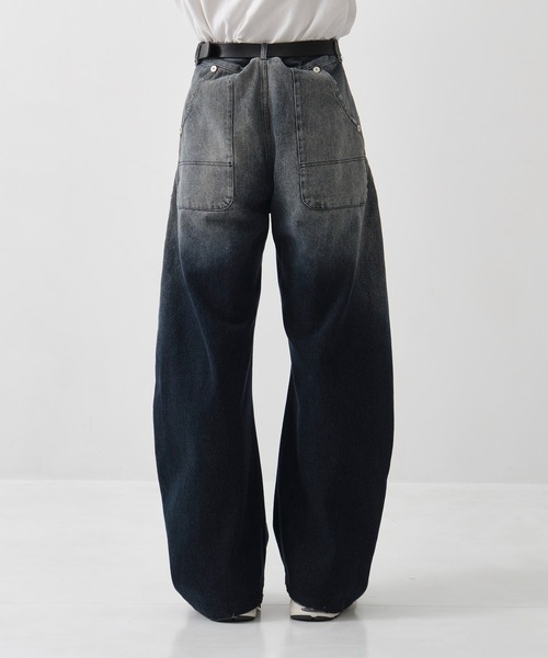 CONZ(コンズ)の「dark wash curve denim(デニムパンツ・メンズ・インディゴブルー/ブラック・2/3/1)」の20枚目の写真