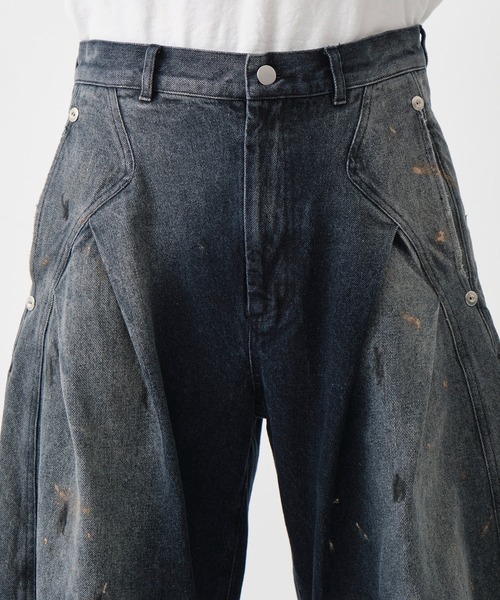 CONZ(コンズ)の「dark wash curve denim(デニムパンツ・メンズ・インディゴブルー/ブラック・2/3/1)」の17枚目の写真