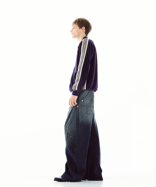 CONZ(コンズ)の「dark wash curve denim(デニムパンツ・メンズ・インディゴブルー/ブラック・2/3/1)」の7枚目の写真