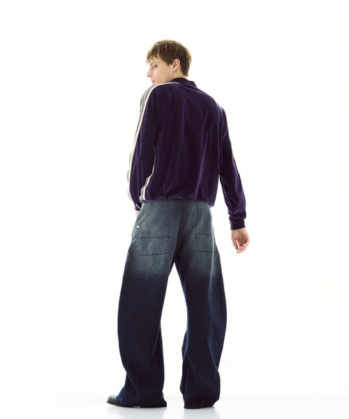 CONZ(コンズ)の「dark wash curve denim(デニムパンツ・メンズ・インディゴブルー/ブラック・2/3/1)」の8枚目の写真