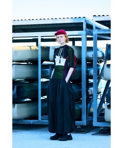 nagonstans（ナゴンスタンス）の「balloon skirt pants（その他パンツ・レディース・ブラック/ダークグレー・SMALL/MEDIUM）」の5枚目の写真