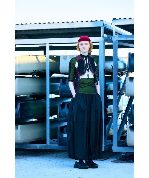 nagonstans（ナゴンスタンス）の「balloon skirt pants（その他パンツ・レディース・ブラック/ダークグレー・SMALL/MEDIUM）」の8枚目の写真