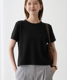 ラメ混コンパクトニットTEE