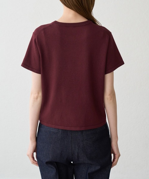 ROPE' PICNIC(ロペピクニック)の「ラメ混コンパクトニットTEE(ニット/セーター・レディース・ブラック/ホワイト/ワイン/ラベンダー・FREE)」の13枚目の写真