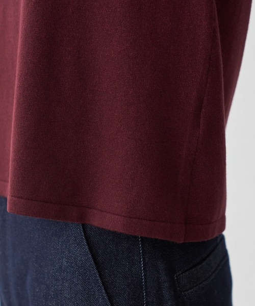ROPE' PICNIC(ロペピクニック)の「ラメ混コンパクトニットTEE(ニット/セーター・レディース・ブラック/ホワイト/ワイン/ラベンダー・FREE)」の16枚目の写真