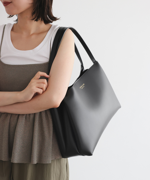 SLOBE IENA(スローブイエナ)の「ANTONELLO MASI SLOBE別注 BIG TOTE BAG(トートバッグ・レディース・ブラウン/ブラック・FREE)」の6枚目の写真