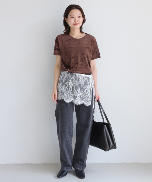 SLOBE IENA(スローブイエナ)の「ANTONELLO MASI SLOBE別注 BIG TOTE BAG(トートバッグ・レディース・ブラウン/ブラック・FREE)」の7枚目の写真
