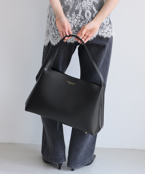SLOBE IENA(スローブイエナ)の「ANTONELLO MASI SLOBE別注 BIG TOTE BAG(トートバッグ・レディース・ブラウン/ブラック・FREE)」の8枚目の写真