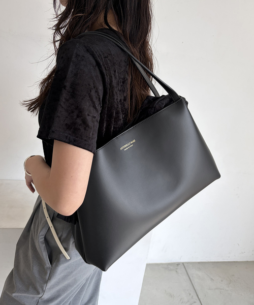 SLOBE IENA(スローブイエナ)の「ANTONELLO MASI SLOBE別注 BIG TOTE BAG(トートバッグ・レディース・ブラウン/ブラック・FREE)」の10枚目の写真