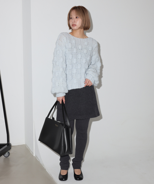 SLOBE IENA(スローブイエナ)の「ANTONELLO MASI SLOBE別注 BIG TOTE BAG(トートバッグ・レディース・ブラウン/ブラック・FREE)」の12枚目の写真