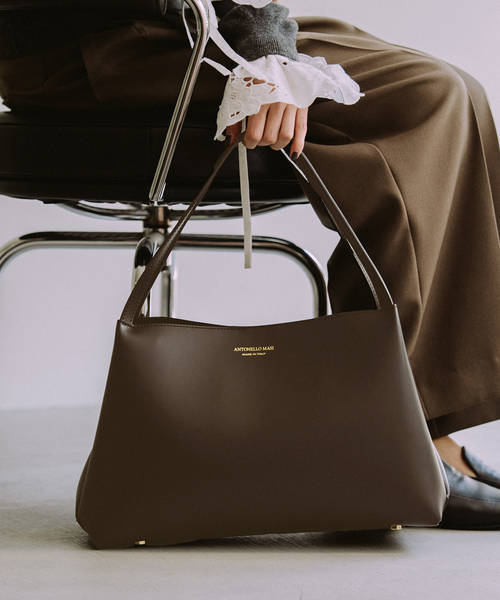 SLOBE IENA(スローブイエナ)の「ANTONELLO MASI SLOBE別注 BIG TOTE BAG(トートバッグ・レディース・ブラウン/ブラック・FREE)」の15枚目の写真