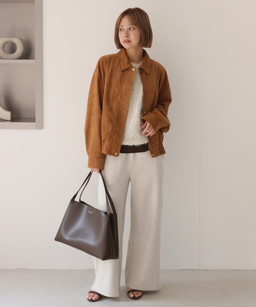 SLOBE IENA(スローブイエナ)の「ANTONELLO MASI SLOBE別注 BIG TOTE BAG(トートバッグ・レディース・ブラウン/ブラック・FREE)」の16枚目の写真