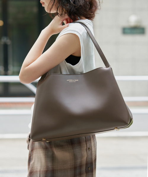 SLOBE IENA(スローブイエナ)の「ANTONELLO MASI SLOBE別注 BIG TOTE BAG(トートバッグ・レディース・ブラウン/ブラック・FREE)」の22枚目の写真