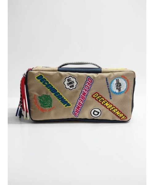 DECEMBERMAY（ディセンバーメイ）の「Embroidery ice bag（クラッチバッグ・メンズ・ブラック/ホワイト/レッド・ONE SIZE）」の9枚目の写真